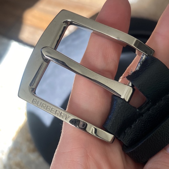 Burberry Vintage Check Leather Belt - Picture 5 of 7